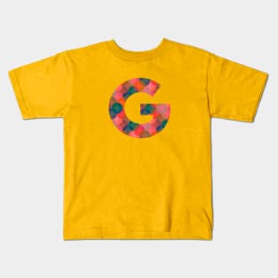 Letter G Initial Kids T-Shirt